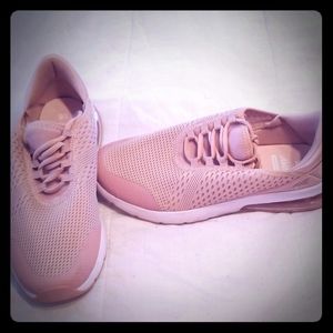 Pink tennis shoes